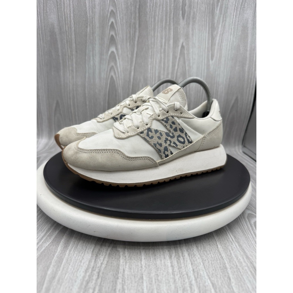 New Balance 237 Womens Size 7 B Sea Salt Leopard Retro Shoes Sneakers WS237PJ